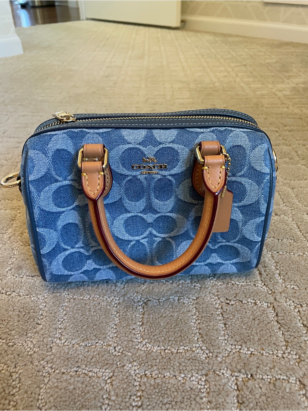 Coach Denim Mini Rowan